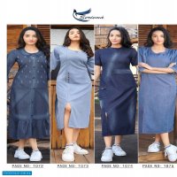 Seriema Kumb Classy Wholesale Denim Long Kurtis