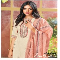 Jay Vijay Zara Wholesale Pure Cotton With Hand Work Salwar Suits