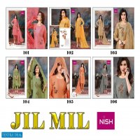 JIL MIL BY NISH HEAVY FINEST QUALITY OF PURE SILK. TOP AND BOTTOM AND DUPATTA
