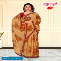 Madhupriya Utsav Wholesale 60gm Georgette Printed Sarees