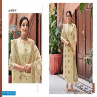 Harshit Summer Sofia Wholesale Pure Viscose Reyon Print With Sttich Daman Work Dress