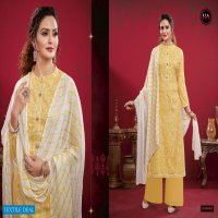 Harshit Summer Sofia Wholesale Pure Viscose Reyon Print With Sttich Daman Work Dress