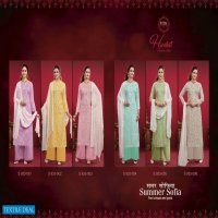 Harshit Summer Sofia Wholesale Pure Viscose Reyon Print With Sttich Daman Work Dress