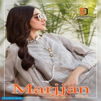 Shraddha Marjjan Vol-4 Wholesale Lawn Cotton With Heavy Work Suits