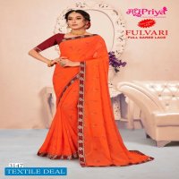 Madhupriya Fulvari Wholesale 60Gm Georgette Sarees