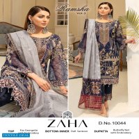 ZAHA RAMSHA VOL 3 HEAVY EMBROIDERY GEORGETTE DRESSES