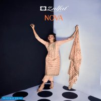 ZULFAT DESIGNER SUITS LAUNCH NOVA PURE COTTON FANCY SALWAR KAMEEZ