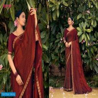 Madhupriya Daastan Wholesale Black China Chiffon Sarees