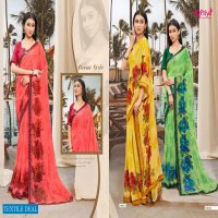 Madhupriya Niyati Vol-2 Wholesale 60gm Chiffon Sarees