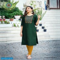 Aradhna Parrot Vol-8 Wholesale Indian Style Long Kurtis