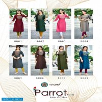 Aradhna Parrot Vol-8 Wholesale Indian Style Long Kurtis