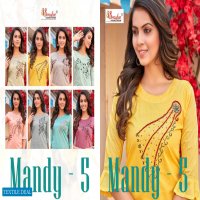 SMYLEE MANDY VOL 5 SILK WORK DAILY WEAR KURTIS