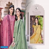 Alok Savera Wholesale Pure Zam Cotton Work Dress Material