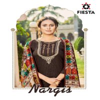 FIESTA NARGIS READYMADE TOP WITH BOTTOM AND DUPATTA SET