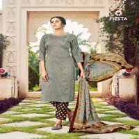 FIESTA NARGIS READYMADE TOP WITH BOTTOM AND DUPATTA SET