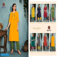 BAANVI PARAMPARA VOL 1 COTTON KURTI WITH PANT SUPPLIER