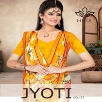 Hrishi jyoti Vol-23 wholesale Printed Sarees