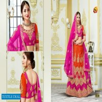Ashika Lehenga Wholesale Fancy Silk Semi Stitch Lehengas