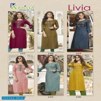 Karissa Livia Wholesale Reyon Long Kurtis