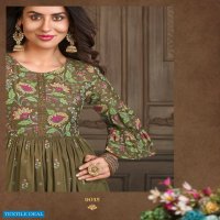 ELEGANT PRINTS BY LILY AND LALI READYMADE MASLIN FANCY GARARA SHARARA SUIT COLLECTION