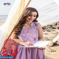 HELLO JACKETS VOL 6 BY S4U ELEGANT PARTY WEAR LONG KURTI WITH JACKET SUPPLIER