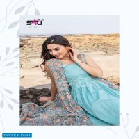 HELLO JACKETS VOL 6 BY S4U ELEGANT PARTY WEAR LONG KURTI WITH JACKET SUPPLIER