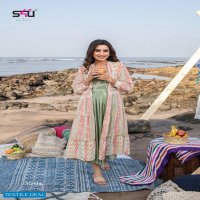 HELLO JACKETS VOL 6 BY S4U ELEGANT PARTY WEAR LONG KURTI WITH JACKET SUPPLIER