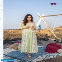 HELLO JACKETS VOL 6 BY S4U ELEGANT PARTY WEAR LONG KURTI WITH JACKET SUPPLIER
