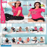 Saheli Golden Series Wholesale Night Wear T-Shit And Pajama And Shorts