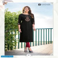 Kadlee Kashish Vol-3 Wholesale Reyon Weaving With Hand Work Long Kurtis