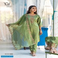 You Rooh Wholesale Super Fancy Kurti With Pant And Dupatta Catalogs