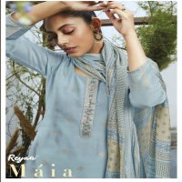 Reyna Maia Wholesale Pure Bemberg Modal Cotton Jacquard With Hand Work Suits
