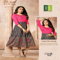HIRWA SRIVALLI RAYON GHERA KURTI CONCEPT AUTHORIZED SUPPLIER IN SURAT