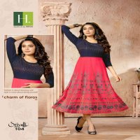 HIRWA SRIVALLI RAYON GHERA KURTI CONCEPT AUTHORIZED SUPPLIER IN SURAT