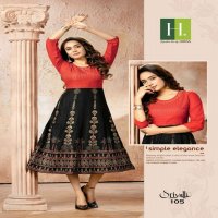 HIRWA SRIVALLI RAYON GHERA KURTI CONCEPT AUTHORIZED SUPPLIER IN SURAT