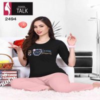 FT RIDDLE SHINKER NS LONG SLEEVE VOL.2494 HEAVY SHINKER HOSIERY COTTON NIGHT SUIT CATALOG WHOLESALER BEST RATE