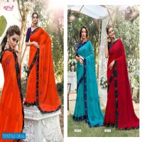 Madhupriya Pallavi Vol-6 Wholesale 60 Gm Chiffon Indian Sarees