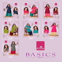 Livasa Basics Vol-2 Wholesale Reyon Long Kurtis