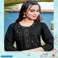 Smylee Titly Vol-2 Wholesale Heavy Reyon Slub Work Long Kurtis