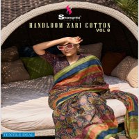 Shangrila Handloom Zari Cotton Vol-6 Wholesale Fancy Cotton Indian Sarees