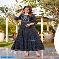 Mittoo Bindi Wholesale Long Anarkali Long Kurtis