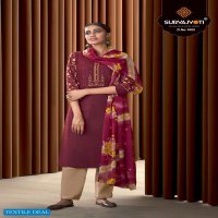 Suryajyoti Nishita Vol-1 Wholesale Pure Reyon Print Dress Material