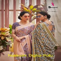 SHANGRILA NAKKASHI DIGITAL PALLU FANCY SAREES COLLECTION