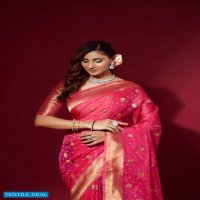 RAJPATH AMULY ORGANZA SILK FANCY SAREES COLLECTION