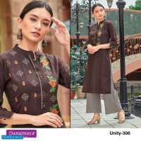 Rangmaya Unity Vol-3 Wholesale Designer Kurti With Plazzo
