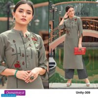 Rangmaya Unity Vol-3 Wholesale Designer Kurti With Plazzo