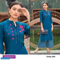 Rangmaya Unity Vol-3 Wholesale Designer Kurti With Plazzo