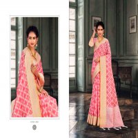 SAI ANSH LUCKNOVI BEAUTY CHIKANKARI MEENA SOFT SAREES