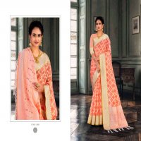 SAI ANSH LUCKNOVI BEAUTY CHIKANKARI MEENA SOFT SAREES