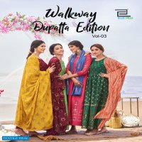 BLUE HILLS WALKWAY DUPATTA EDITION VOL 3 GOWN WITH DUPATTA CLASSIC PRINTS